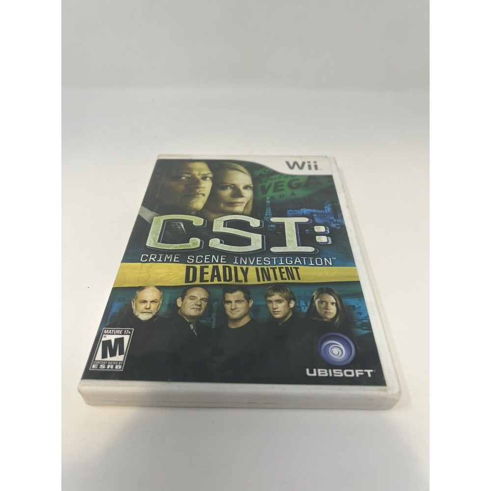 CSI: Crime Scene Investigation - Deadly Intent (Nintendo Wii, Wii U) *Complete*